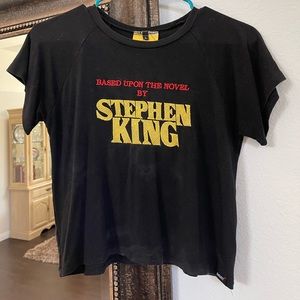 omighty "Based Upon The Novel By Stephen King" crop top